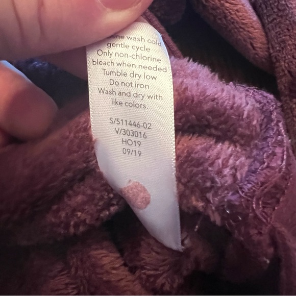 Athleta Double Cozy Karma Funnel Neck Sweatshirt Cabernet XXS Relaxed Fit Yoga - Picture 10 of 14